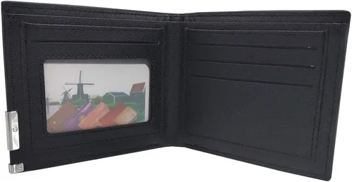 Miniatura 7 de Jujutsu Kaisen - Carteras cortas de piel sintética de dibujos animados para tarjetas de identificación de anime, monederos Harajuku para hombres