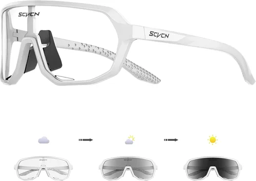 Miniatura 16 de SCVCN Photochromic Cycling Glasses Men Women Clear Sports Sunglasses UV400 Protection for Cycling Running Baseball mtb S63 A15 Fotocrómico