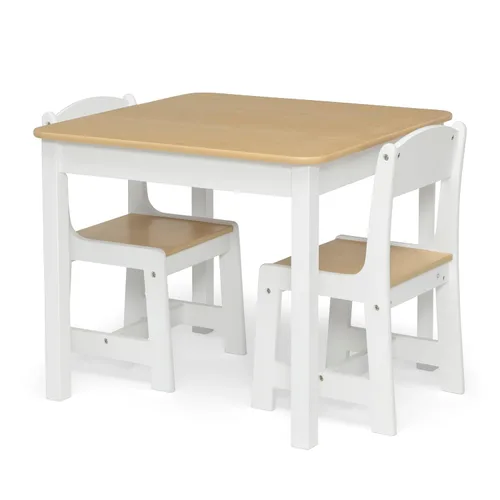 Miniatura 4 de Delta Children - Juego de mesa y sillas MySize de madera para niños (2 sillas incluidas) - Ideal para manualidades, hora de la merienda, educación