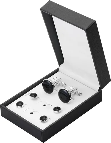 Miniatura 34 de Zealmer gemelos de acero inoxidable 316L para hombres, negocios, bodas, 1 par