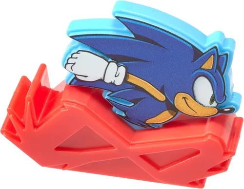 Miniatura 9 de DecoSet Sonic The Hedgehog - Juego de decoración de 3 piezas con cola y nudillos para tartas, anillos y figura de acción de Sonic rodante