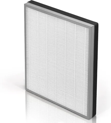 Paquete de 1 repuesto de filtro HE400 compatible con purificador de aire Shark 4 con bloqueo avanzado de olor HE400 HE401 HE402 HE405, filtración 3