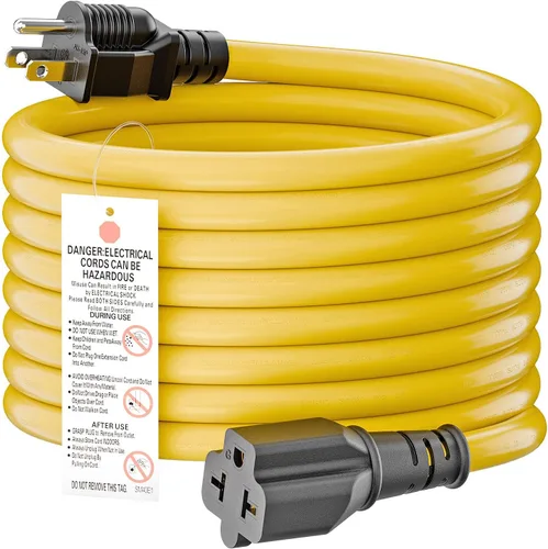 Miniatura 11 de [4 en 1] Cable adaptador de CA para el hogar de 12 AWG de 15 amperios a hoja T de 20 amperios, NEMA 5-15P a 5-15R/ 5-20R/ 6-15R/ 6-20R, adaptador