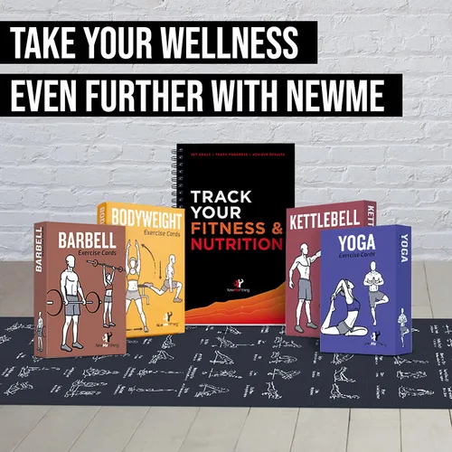 Miniatura 9 de Diario de fitness NewMe Fitness para mujeres y hombres, diario de alimentos y entrenamiento, libro de registro planificador para rastrear la pérdida