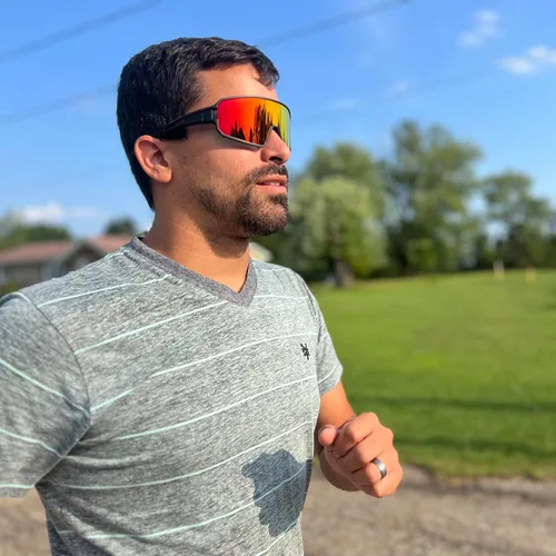 Miniatura 3 de SPOSUNE Gafas de sol polarizadas de ciclismo para hombres y mujeres, UV400, gafas deportivas para bicicleta, béisbol, correr, MTB C20