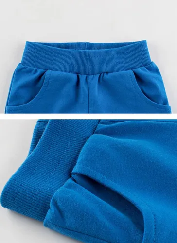 Miniatura 6 de GFQLONG Paquete de 3 pantalones cortos deportivos de algodón para niños pequeños, pantalones cortos de verano para niños pequeños