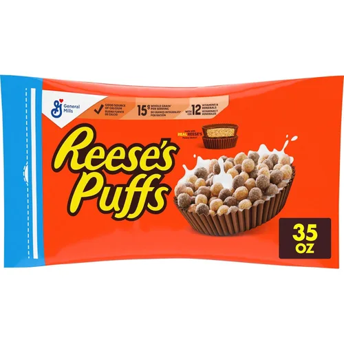 Miniatura 13 de Reese's, - Cereales de mantequilla de maní para el desayuno, 11.5 onzas