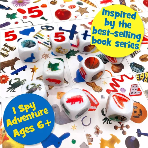 Miniatura 5 de Briarpatch I SPY Find It Fast Game - un juego inmersivo de I SPY para mayores de 6 años Acción rápida con dados, acertijos, coordinación mano-ojo