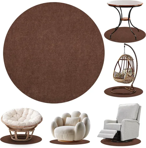 Almohadillas reclinables redondas para suelos de madera dura, pinzas reclinables antideslizantes, almohadillas para muebles para alfombras, tapete