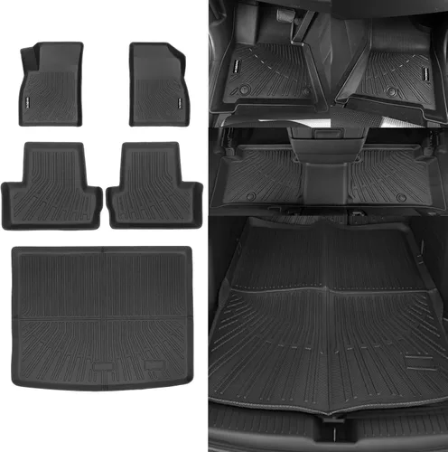 Miniatura 77 de Alfombrillas de piso Naibeve para Ford Edge 2015 2016 2017 2018 2019 2020 2021 2022 2023 2024 2025 - Ajuste personalizado para todo clima