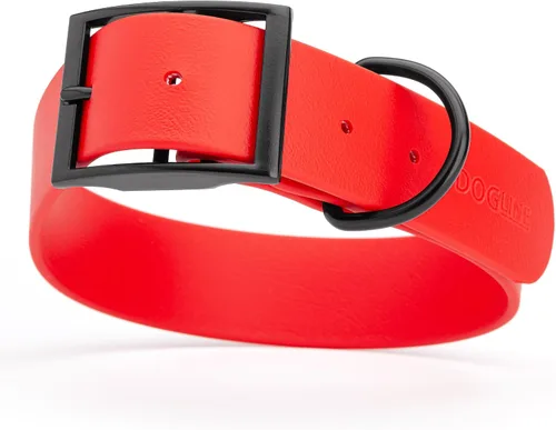 Miniatura 46 de Dogline Biothane - Collar impermeable para perro con hebilla de liberación rápida, resistente cincha de nailon recubierta con resistente y a prueba