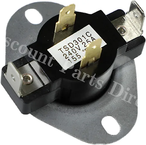 3387134 Piezas de repuesto de termostato de límite alto para secadora Whirlpool Kenmore Maytag Dryer reemplaza 306910, 3387134, 3387135, 3387139,