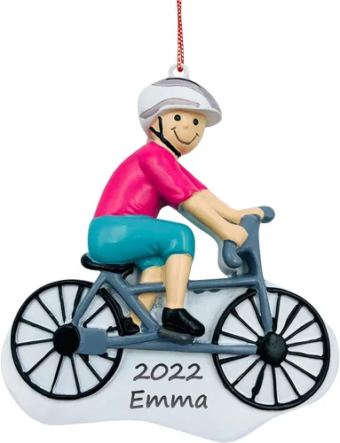 Miniatura 10 de Adorno de Navidad personalizado para montar en bicicleta
