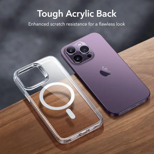 Miniatura 6 de ESR para iPhone 14 Pro Max, Funda Compatible con MagSafe, Protección Anti-choques de Grado Militar, Resistente al Amarilleo, Funda Híbrida Clásica