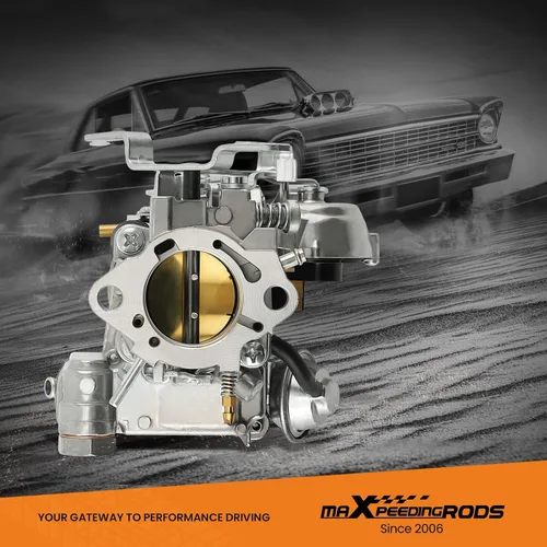 Miniatura 8 de maXpeedingrods Carburador de 1 barril, para Chevy para GMC 4.8L 292/4.1L 250 6 Cyl, estrangulador automático carburador de 1 barril para Chevrolet