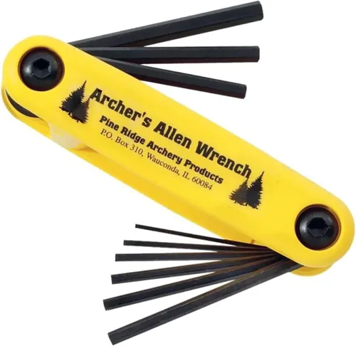 Miniatura 8 de Pine Ridge Archery Juego de llaves Allen para arqueros y kit de combo con funda