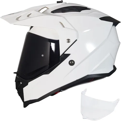 VCOROS Adventure - Casco de motocicleta todoterreno VS-908 para ATV, bicicleta de tierra y motocross, de cara completa para adultos, aprobado por DOT