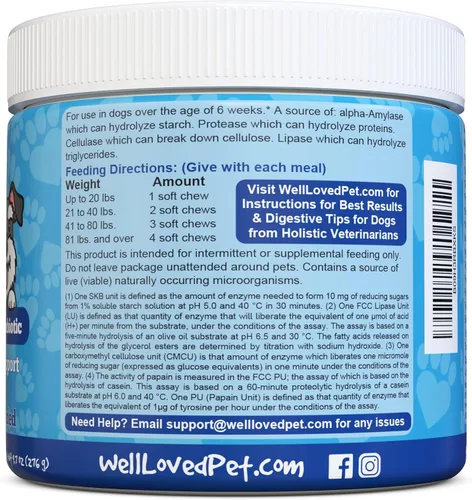 Miniatura 8 de Well Loved Probióticos para perros, probióticos para perros, fabricados en Estados Unidos, desarrollados por veterinarios para la salud intestinal