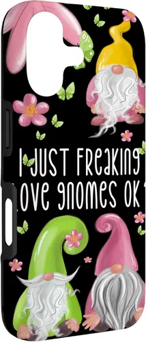 Miniatura 3 de Funda de gnomo floral de primavera para mujeres y niñas, lindo diseño de gnomos de verano para iPhone 17