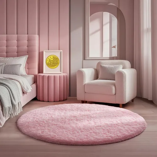 Miniatura 103 de Ophanie Alfombra Verde de Césped, Alfombras de Área para Dormitorio, Alfombra Shag Esponjosa de 4x6 pies, Suave Peluda Afelpada Linda para Niños 7
