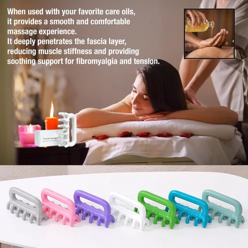 Miniatura 6 de Herramienta de masaje fascia, herramientas de masaje de punto de activación, anti blaster, herramienta de masajeador de celulitis, herramienta