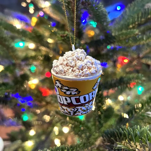 Miniatura 3 de Tree Buddees Decoración navideña de palomitas de maíz para cine