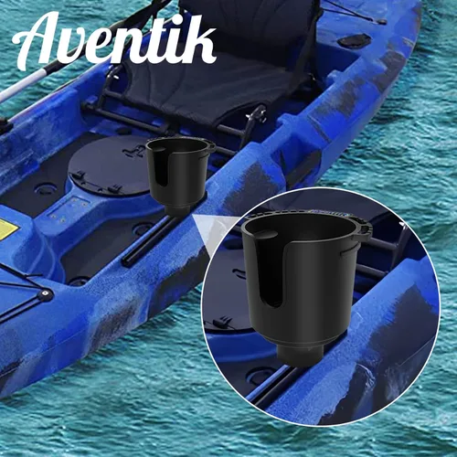 Miniatura 6 de EUPHENG Eupeng - Soporte multifuncional para tazas de kayak, diseño antideslizante, diseño de señuelo, almacenamiento de herramientas, 2 tamaños
