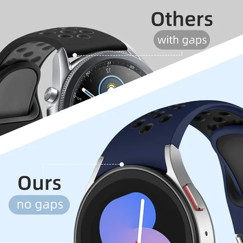 Miniatura 6 de DaQin Correa deportiva sin brecha compatible con Samsung Galaxy Watch 7/6/5/4 Band 1.575 in 144.4 ft/Galaxy Watch FE/Watch 6 4 Classic 1.693 in