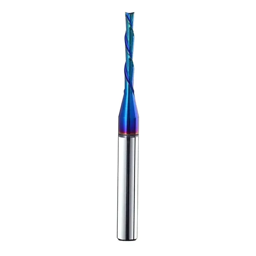 Miniatura 12 de Ruhi - Broca de enrutador en espiral Upcut de 3 flautas de 1/4 pulgadas, diámetro de corte de 1/8 pulgadas, CL, carburo sólido OVL de 2-1/2 pulgadas