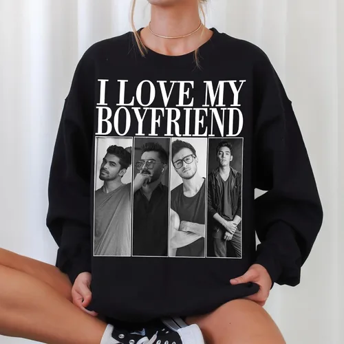 Miniatura 37 de Sudaderas con capucha personalizadas diseñan el tuyo propio, retrato de camisa de la foto, regalos personalizados para el día de San Valentín