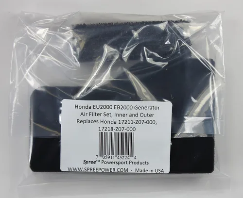 Miniatura 2 de Spree Compatible/repuesto para Honda Generator EU2000 EU2000i EB2000 EB2000i EB2000i Juego de filtros de aire