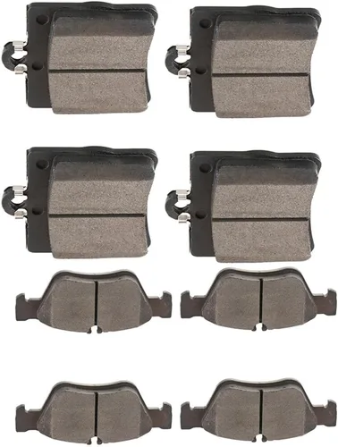 Miniatura 27 de Juego de pastillas de cerámica, D374 D621 D948 SCITOO 8 piezas de pastillas de freno delanteras y traseras para Honda Civic del Sol 1994-1997