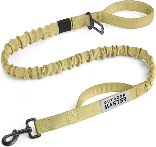 Miniatura 20 de Correa de cuerda elástica para perros Outdoormaster; para mayor seguridad y comodidad de su perro., M