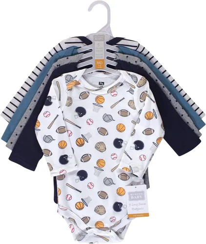 Miniatura 2 de Hudson Baby baby-girls Cotton Long-sleeve Bodysuits