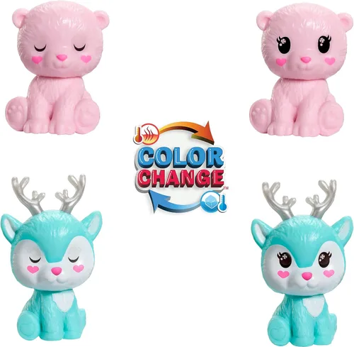 Miniatura 3 de Barbie Cutie Reveal - Calendario de Adviento y muñeca, cabello azul y rosa, 25 sorpresas incluyen ropa, accesorios y mascotas que cambian