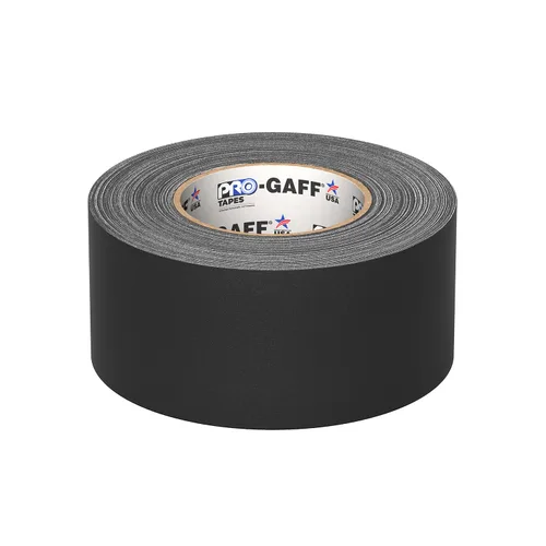 Miniatura 3 de ProTapes Pro Gaff - Cinta adhesiva de tela mate premium con adhesivo de goma, 11 mil de grosor, 55 yardas de largo, 3 in de ancho, color negro
