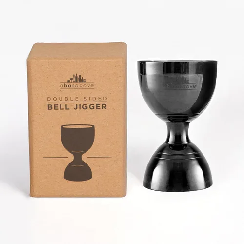 Miniatura 12 de A Bar Above Jigger de campana de alta calidad, acero inoxidable 304 doble jigger de cóctel con 10 medidas internas, herramienta de barra profesional