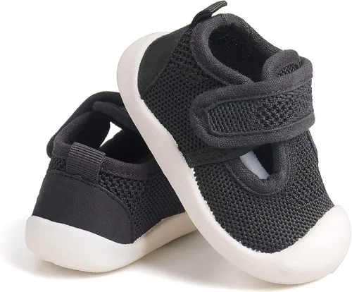 Zapatos para bebés de 1 a 4 años, zapatos para niños pequeños, zapatos para niños y niñas, suela suave, tela de algodón antideslizante, malla