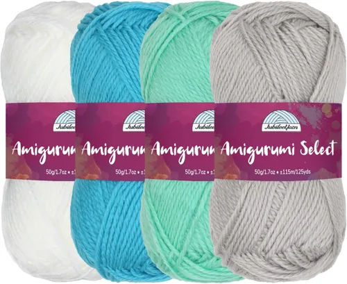 Miniatura 16 de JubileeYarn Amigurumi Select - Hilo de acrílico para bebé - Surtido de inspiración 83-4 madejas