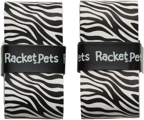 Miniatura 3 de Racket Pets Raqueta de tenis para niños, cinta antideslizante de agarre de tenis con estampado animal para raquetas juveniles, divertido agarre