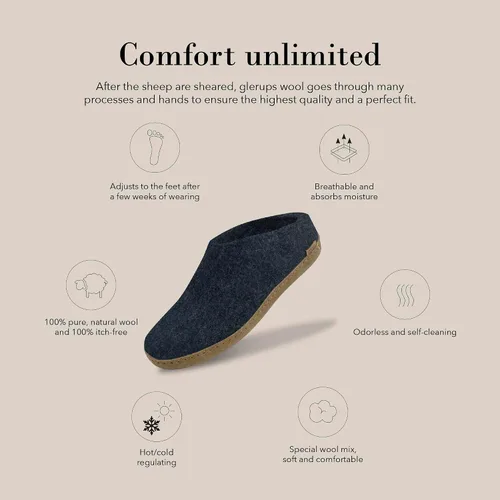 Miniatura 2 de Glerups Pantuflas modelo B para mujer