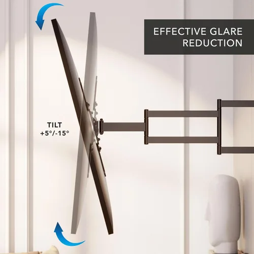 Miniatura 6 de Mount-It! Soporte de pared para TV de brazo largo, extensión extra larga de movimiento completo de 37.2 pulgadas, soporte de montaje de TV