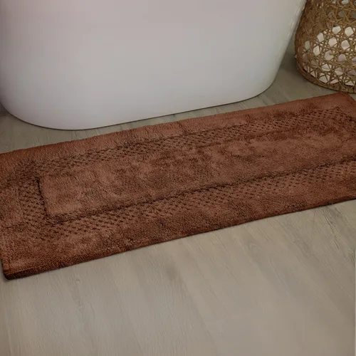 Miniatura 113 de Home Weavers Classy - Juego de alfombras de baño 100 % algodón, decoración de baño, lavable, extrasuave y absorbente, tapete de cocina, juego de Aqua