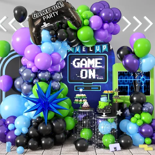 Miniatura 22 de Kit de Arco de Globos Paready Graduación 2025, 120 Piezas de Arco de Globos Graduación Negro y Dorado, Globos de Confeti Negro y Dorado Metálicos