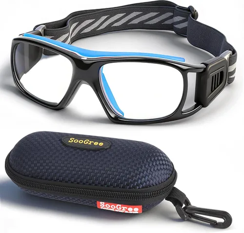 Miniatura 10 de SooGree Anteojos deportivos para hombres y mujeres, para baloncesto, fútbol, deportes, antiniebla, choque, colisión, gafas de uso