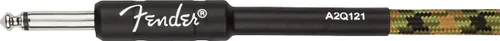 Miniatura 4 de Fender Cable de instrumento profesional de 18.6 pies en ángulo recto camuflaje del bosque - 1 paquete