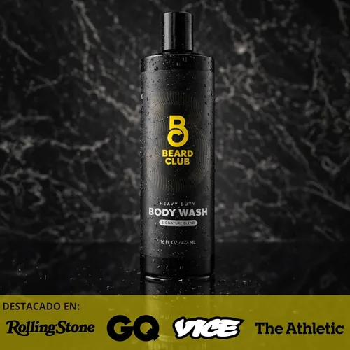 Miniatura 6 de The Beard Club Gel de ducha resistente para hombre con limpieza exfoliante, espuma rica y aroma característico, gel de baño para hombre