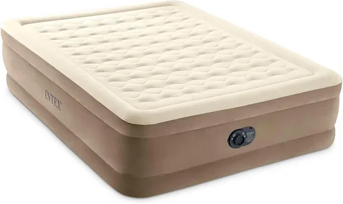 Miniatura 11 de Intex Dura-Beam - Colchón de aire de lujo ultra afelpado: Fiber-Tech, bomba eléctrica incorporada, altura de cama de 18 pulgadas, capacidad