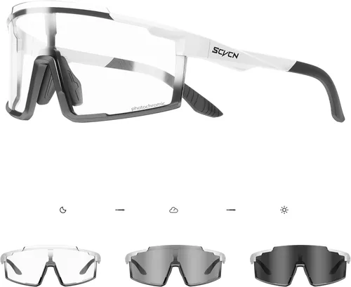 Miniatura 10 de SCVCN Gafas de sol de ciclismo fotocromáticas deportivas para hombres y mujeres, gafas de montaña MTB, protección UV, conducción y correr 1