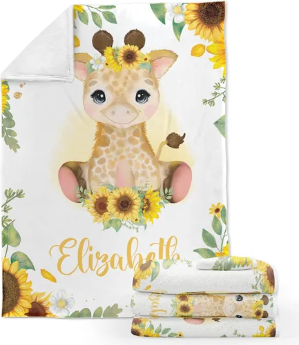Miniatura 15 de ZouZou Mantas de bebé personalizadas con nombre, mantas de bebé personalizadas para niñas, manta de bebé de oso, el mejor regalo para bebé, recién